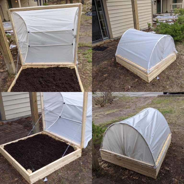 How to Construct a Hinged Hoophouse for Your Raised Bed Garden Abuela