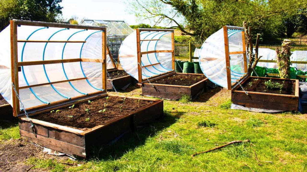 Building a Hinged Hoophouse for Your Raised Bed Garden A Comprehensive